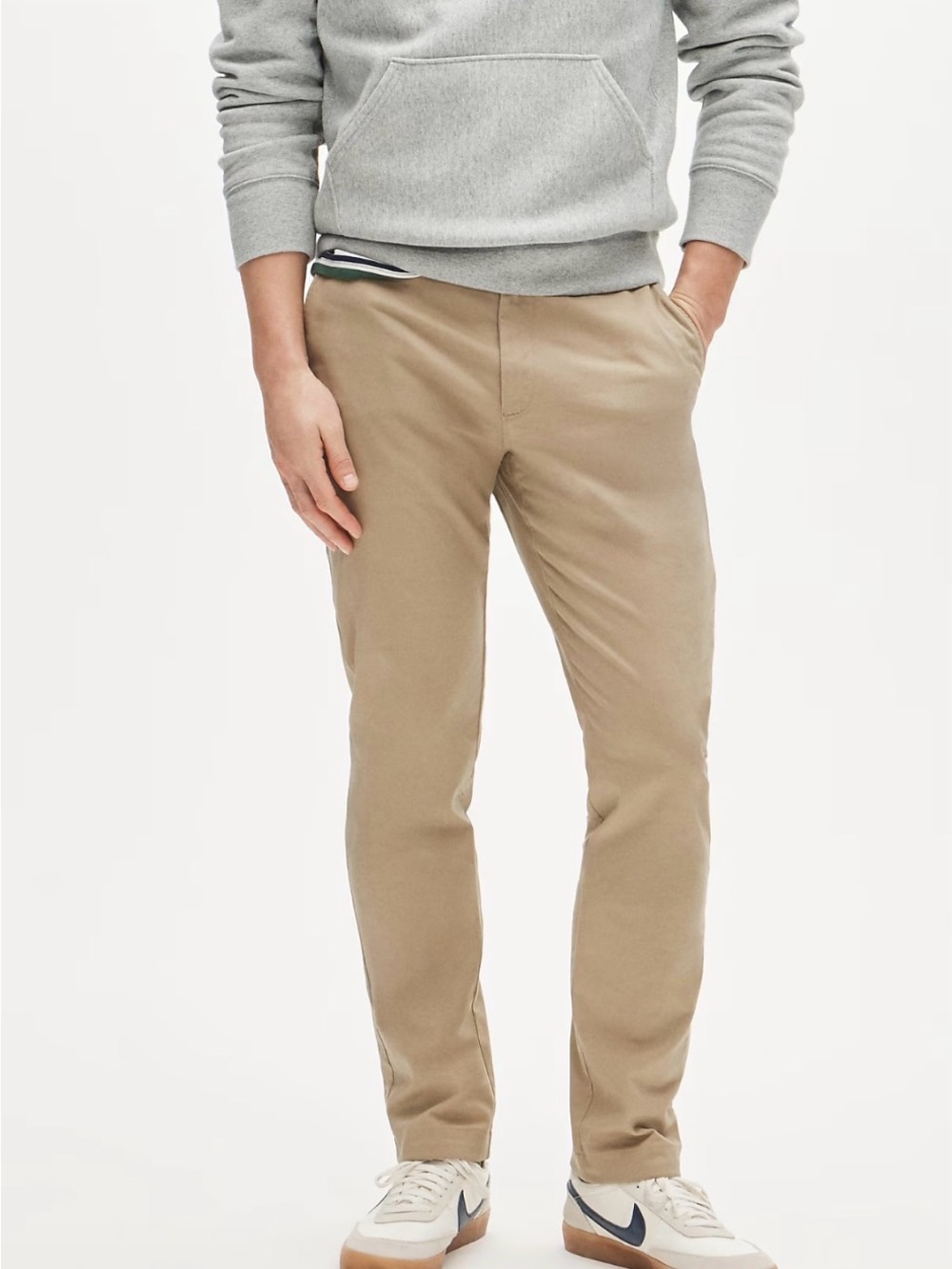 J. Crew Dark Khaki Flex Slim Pants Size 33x32